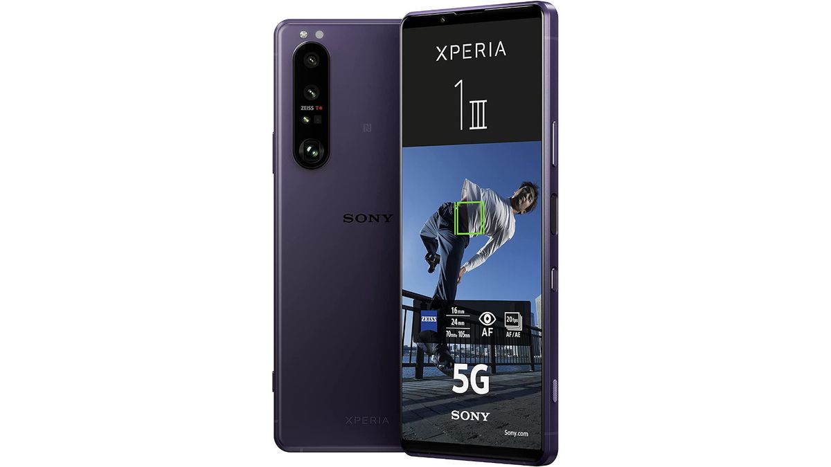 Sony Xperia 1 III angle and rear views