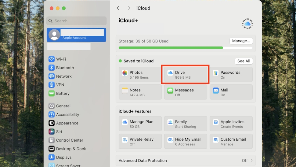 How to open Drive under iCloud