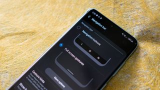 How to activate navigation gestures on the Galaxy S20