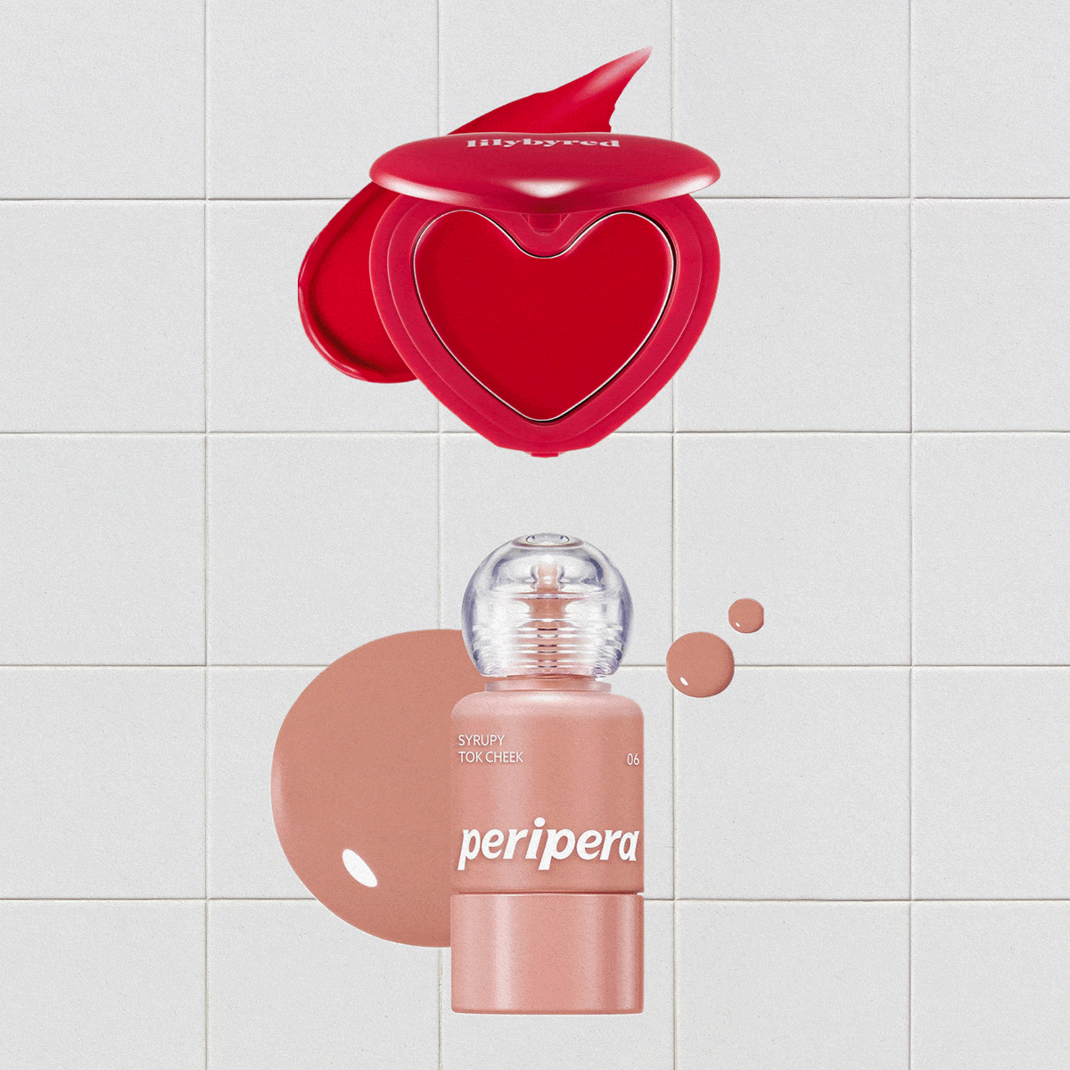 Korean blush GIF