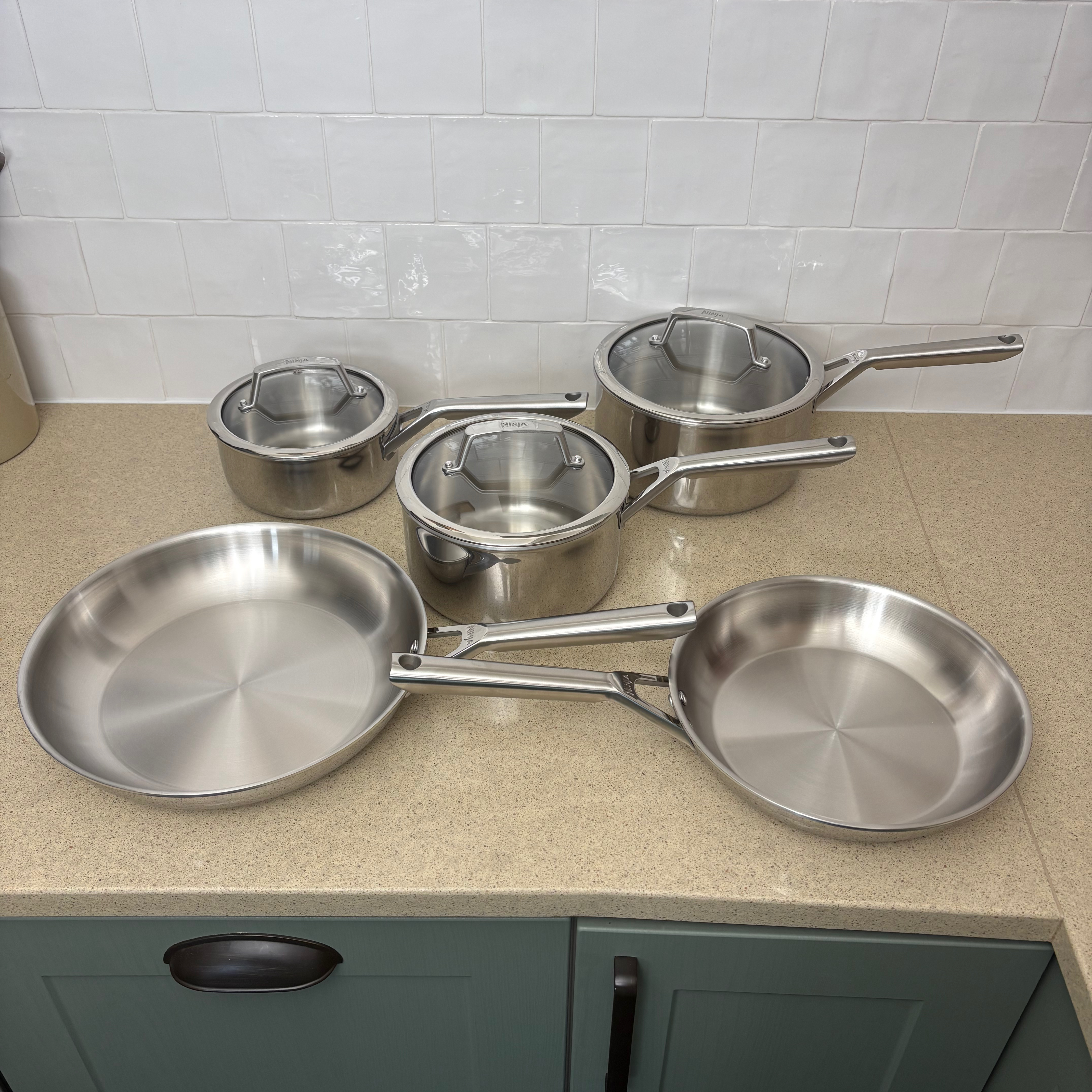Testing Ninja's stainless steel EverClad pan set