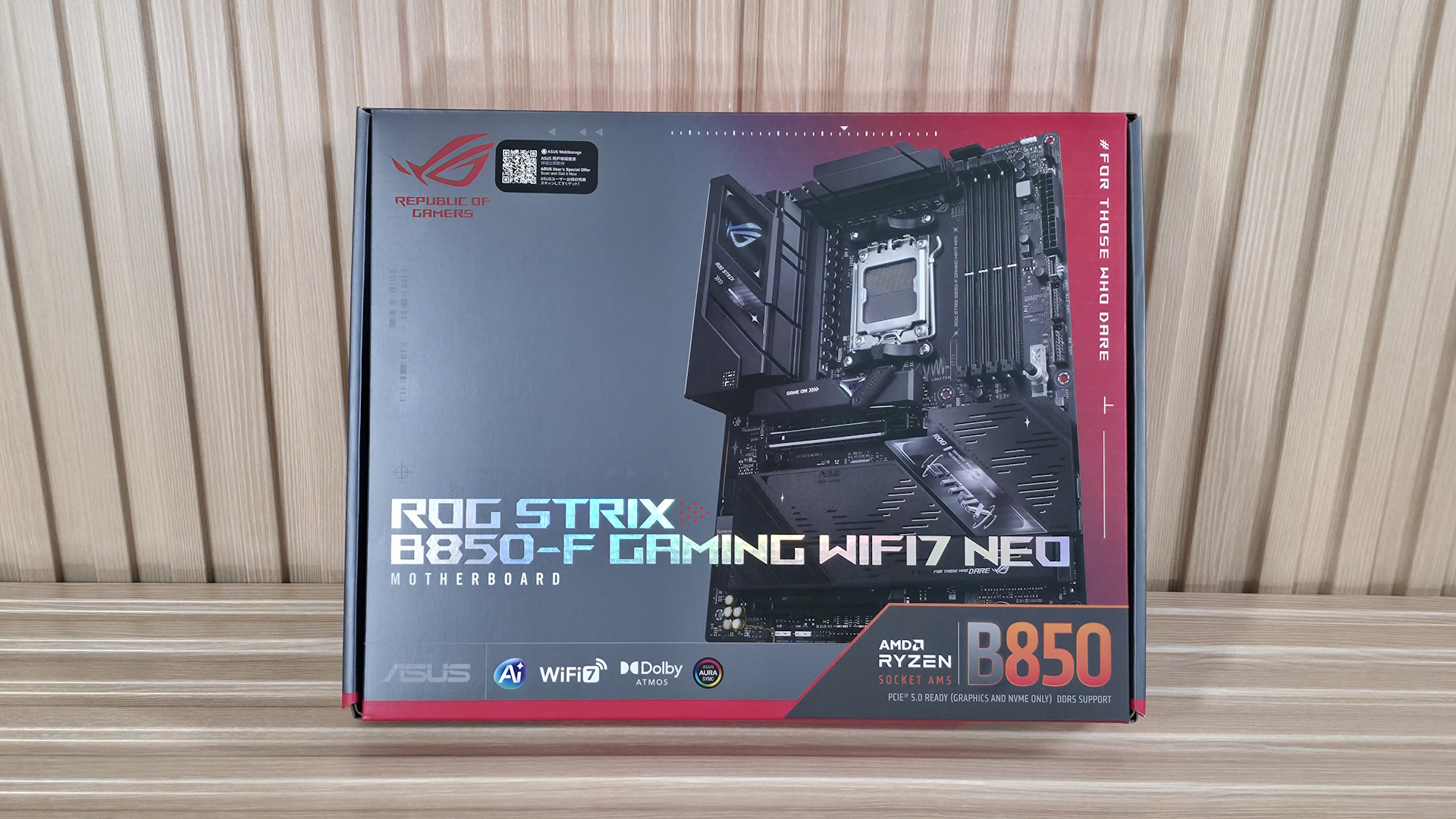 Asus ROG Strix B850-F Gaming Wifi Neo - Board images