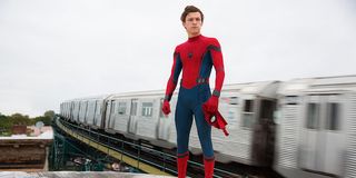 Tom Holland as in Spider-Man: Homecoming