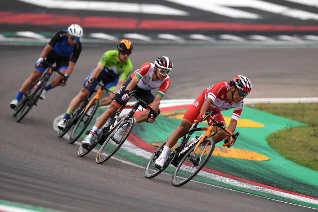 The breakaway at the elite men's road world championships