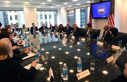 Donald Trump and his children met with tech leaders.