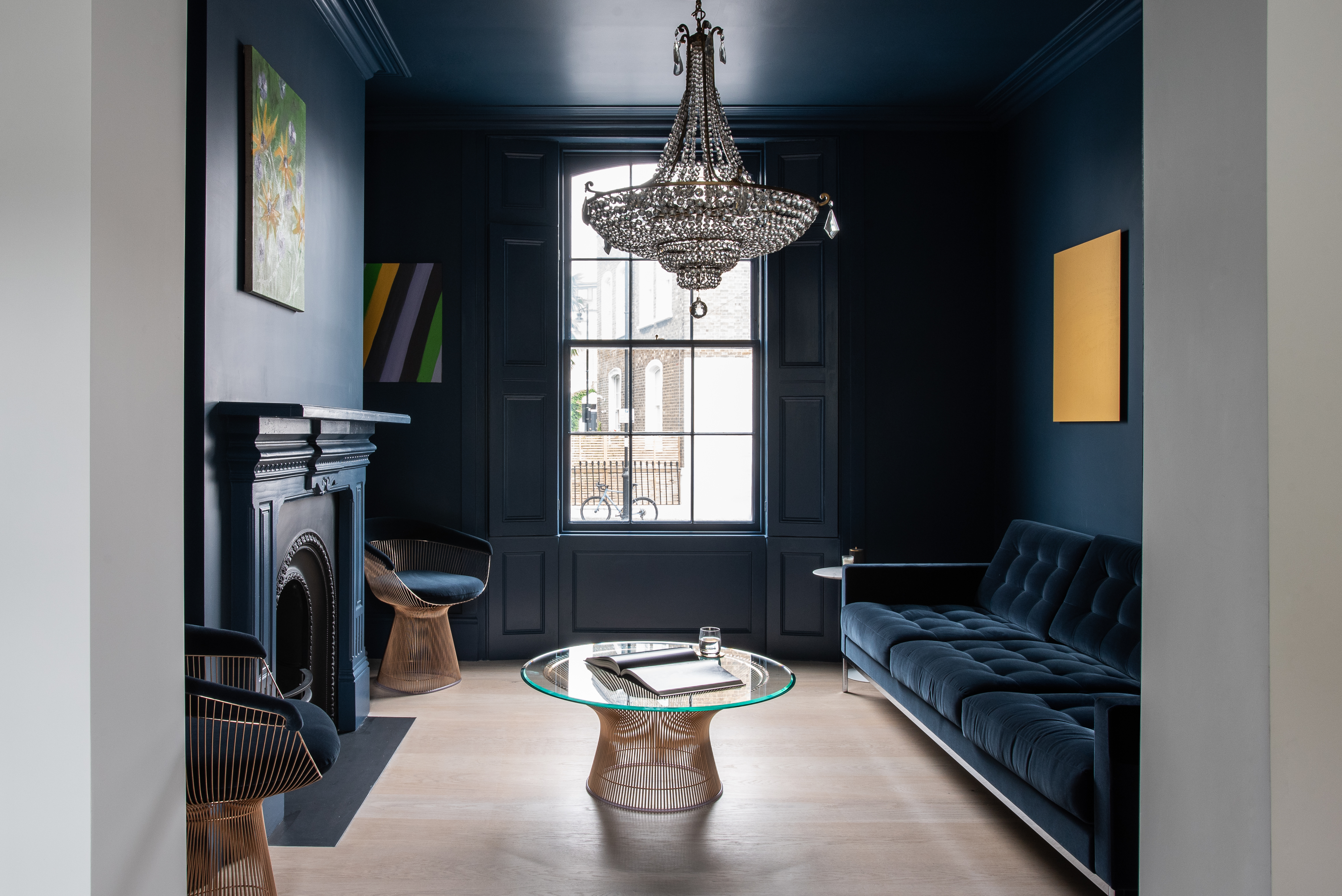 Rydon Street house by Moxon, living room