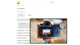 How to update your Nikon firmware