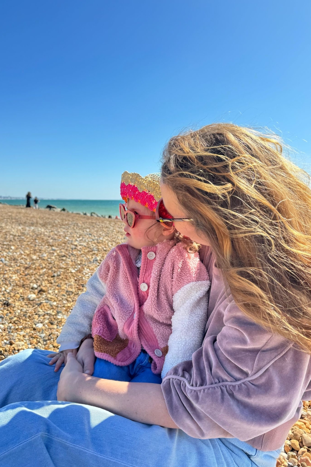 Catherine Gray with her daughter