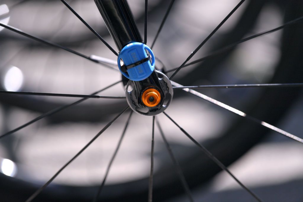 The timing chip on Annemiek van Vleuten's Scott Foil RC
