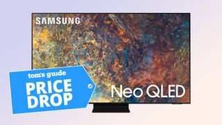 Image showing a 55-inch Samsung Neo QLED TV on sale