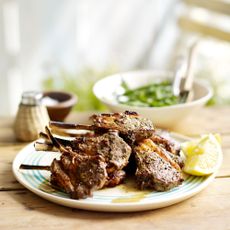 Rosemary and Garlic Lamb Cutlets with Lemony Green Beans Recipe-new recipes-woman and home