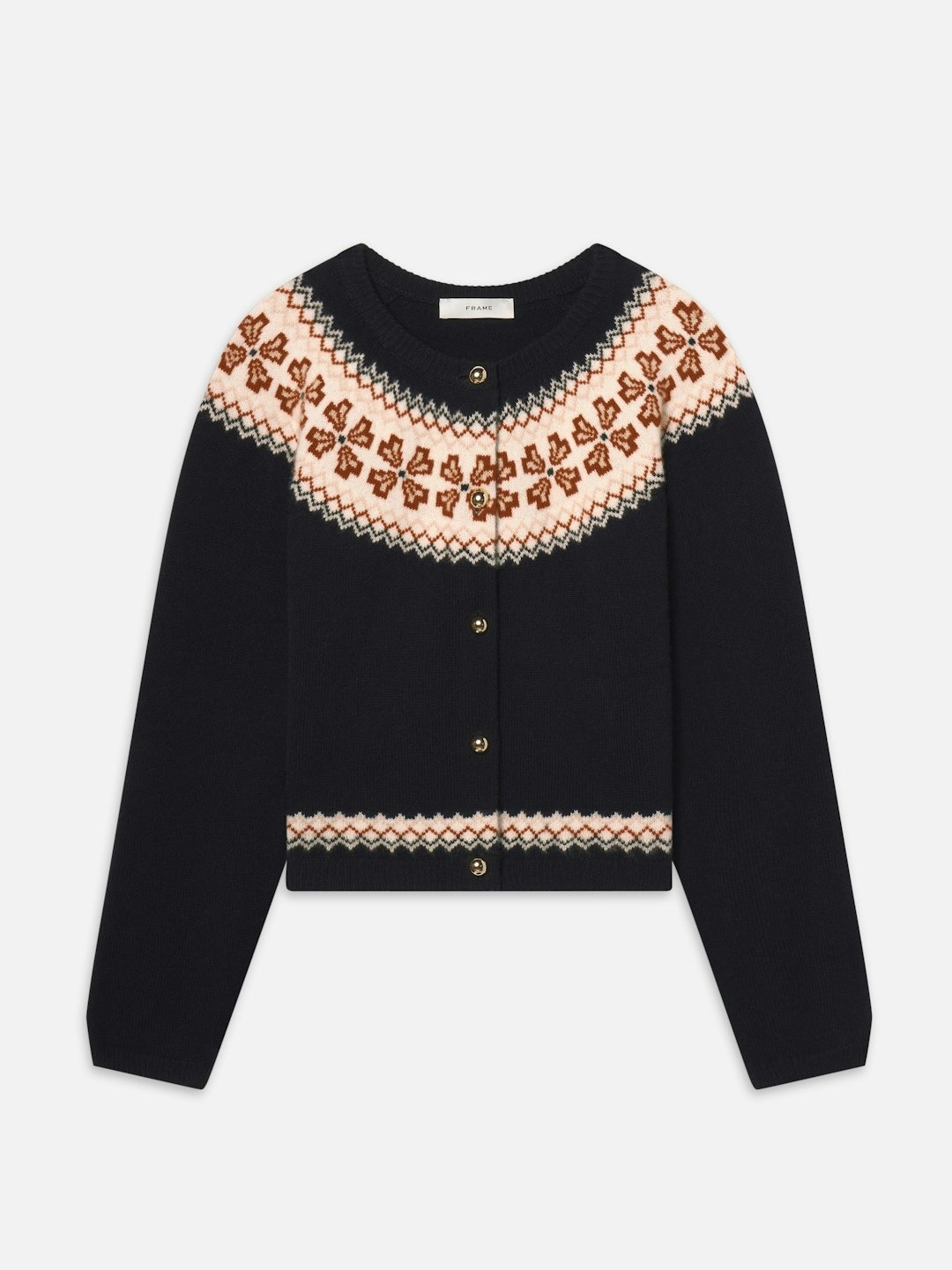 Frame, The Cashmere Fairisle Cardi