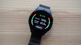 Samsung Galaxy Watch5 body composition screen