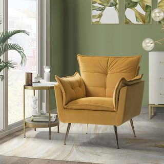 Toulouse Tufted Back Upholstered Armchair