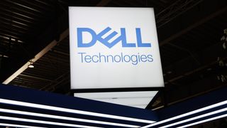 Dell technologies logo seen in Poznan, Poland.