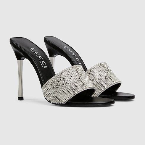 Women's Crystal Bombshell Slide Sandal