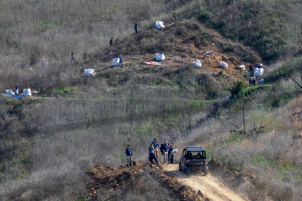 The scene of Kobe Bryant&amp;#039;s helicopter crash.