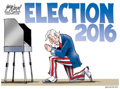 Political cartoon U.S. 2016 election outcome