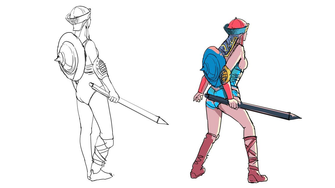 Shan Jiang illustrations for the box art of an XPPen drawing tablet