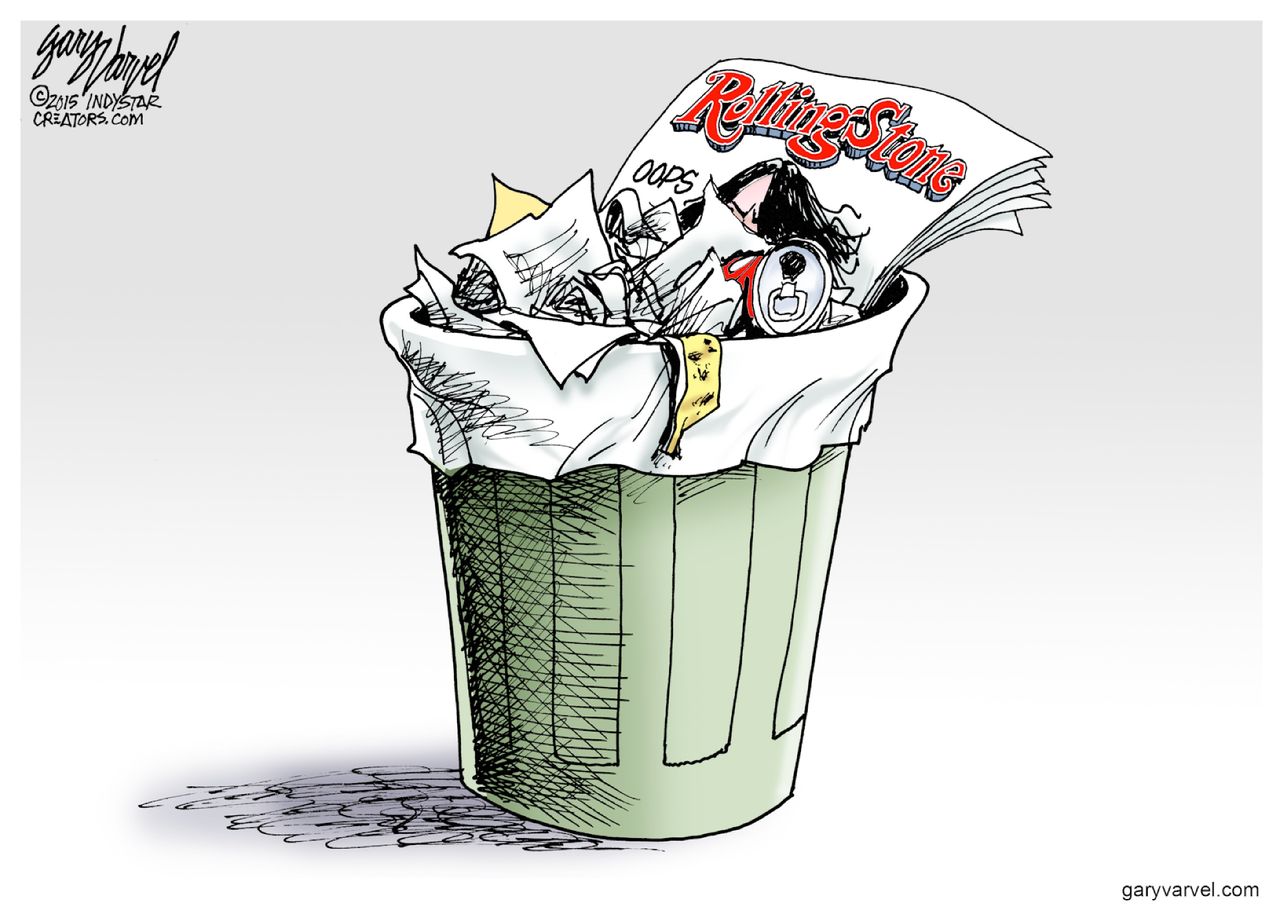 Editorial cartoon U.S. Rolling Stone