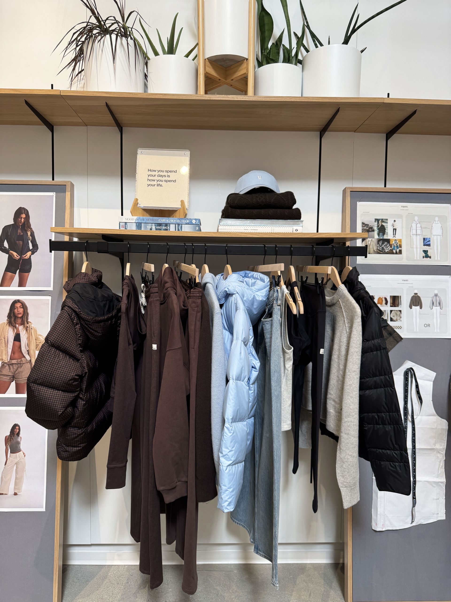 Vuori clothing at the brand's headquarters.