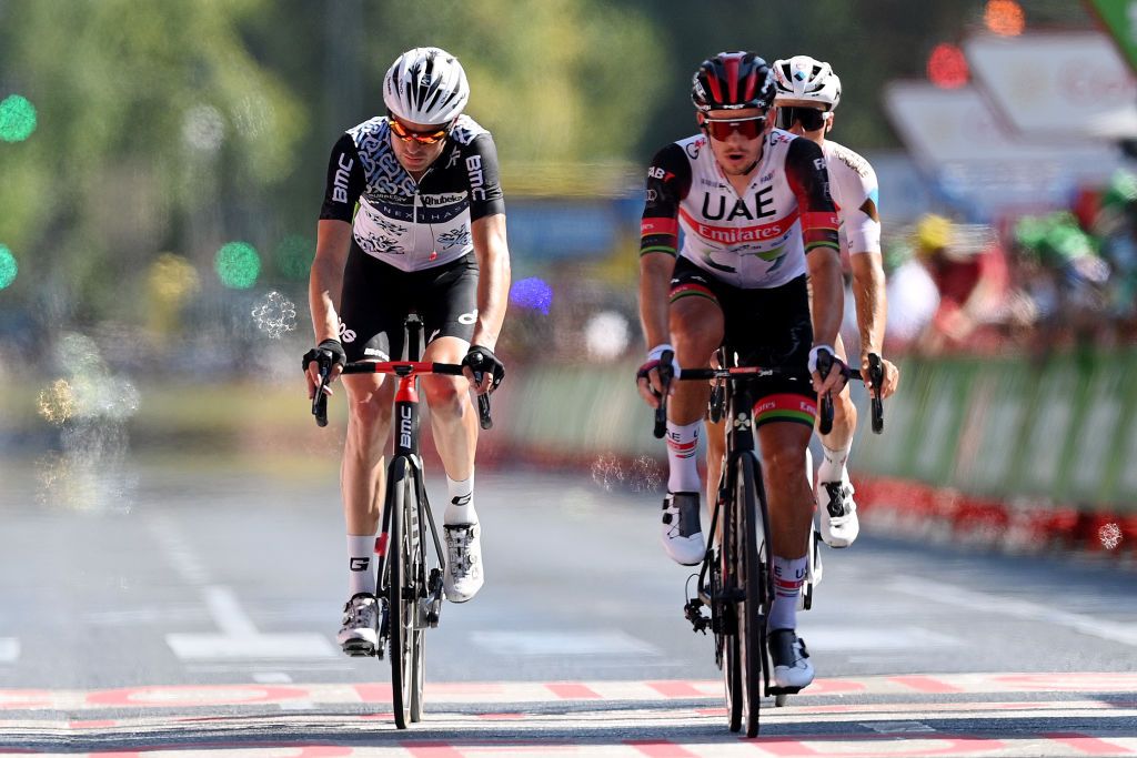CORDOBA SPAIN AUGUST 26 Sander Armee of Belgium and Team Qhubeka Nexthash crosses the finishing line during the 76th Tour of Spain 2021 Stage 12 a 175 km stage from Jan to Crdoba lavuelta LaVuelta21 on August 26 2021 in Cordoba Spain Photo by Stuart FranklinGetty Images