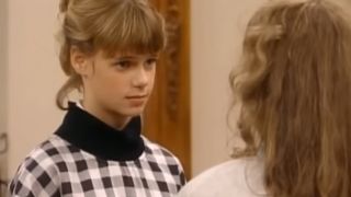 Andrea Barber looking sour as Kimmy Gibbler on Full House