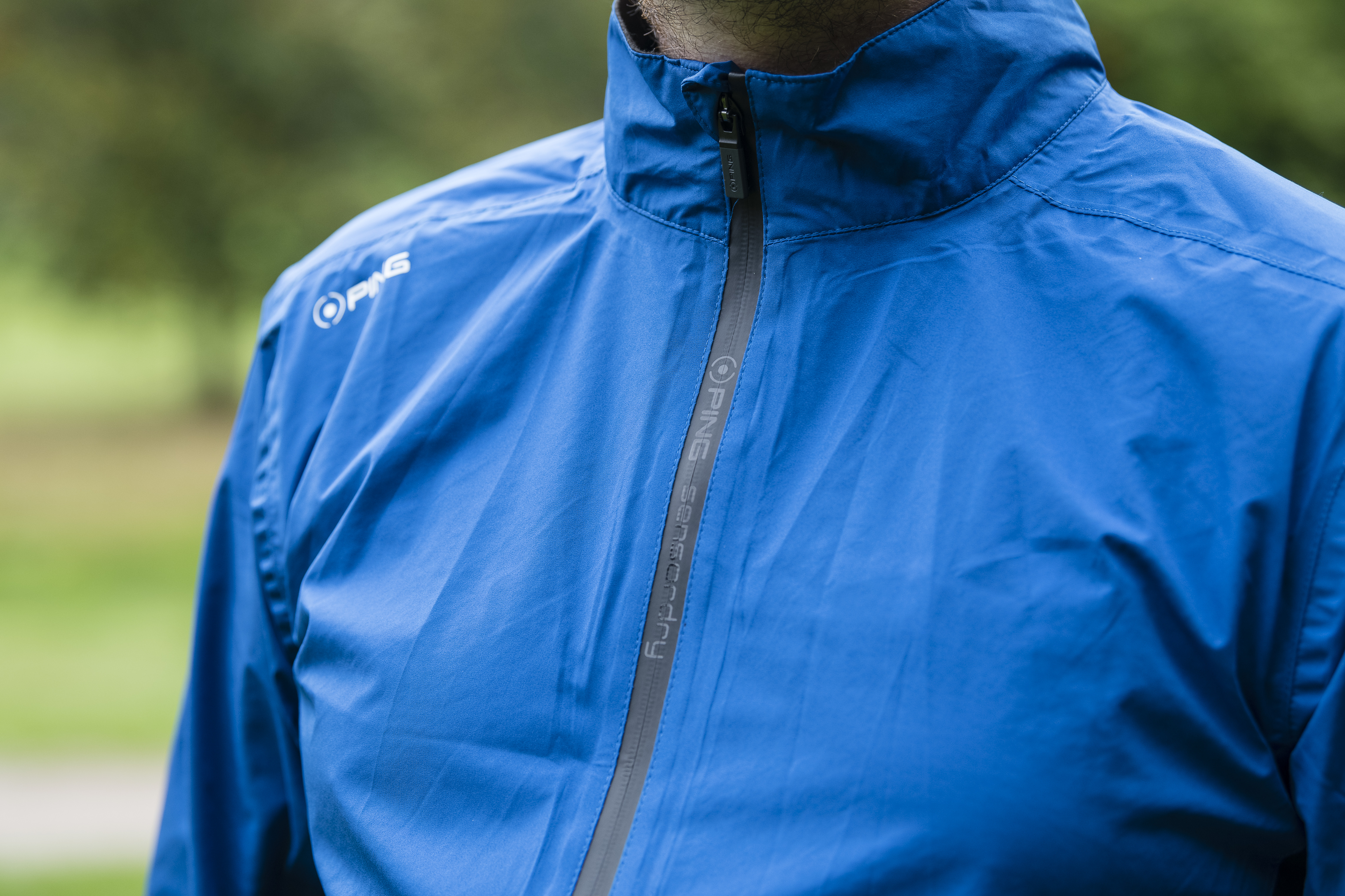 Close up of the Ping SensorDry 2.5 Graphene Jacket