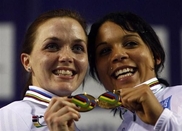 Victoria Pendleton and Shanaze Reade