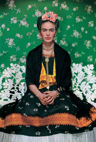 Frida Kahlo on the bench, 1939