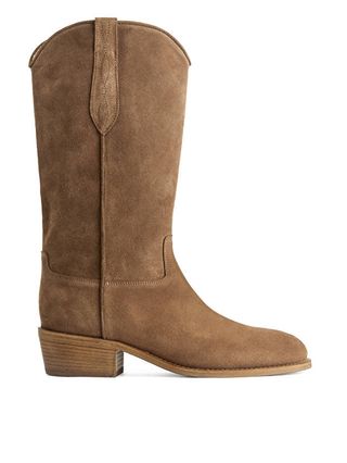 suede brown boots from Arket