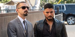 Shia Lebeouf and Bobby Soto in The Tax Collector