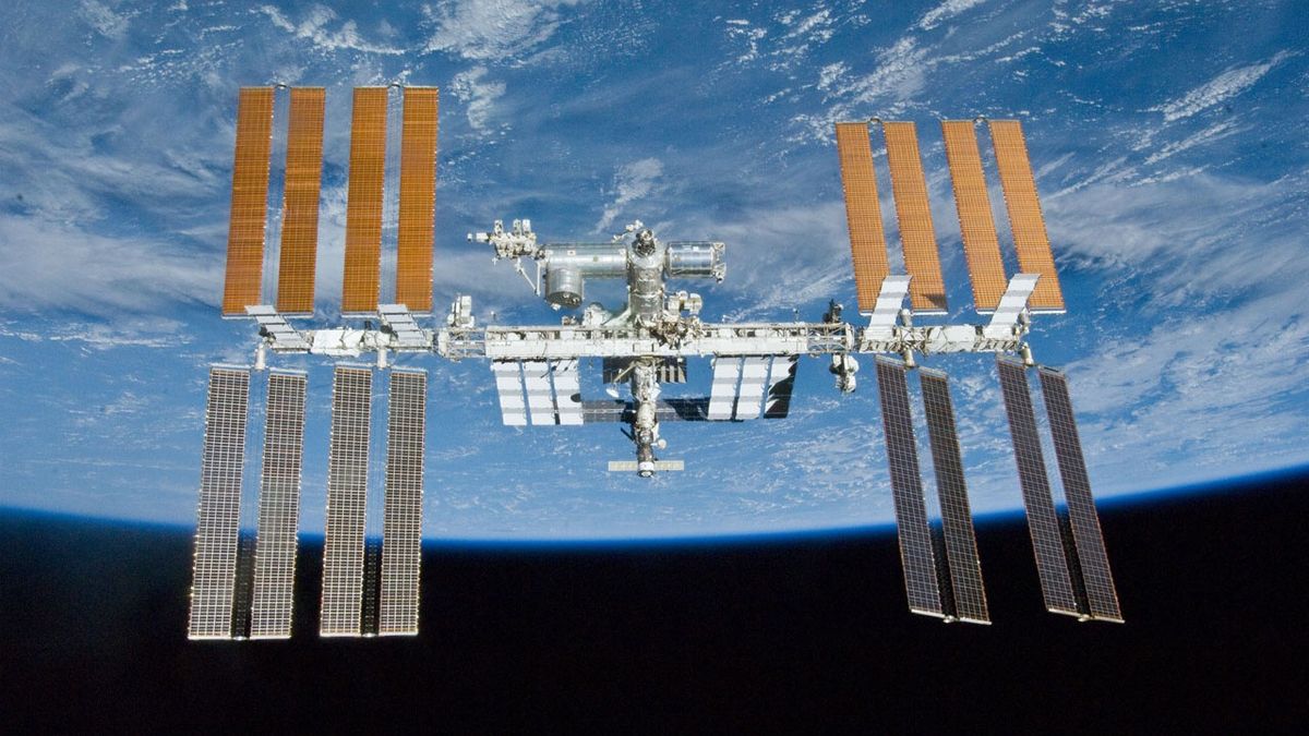 The International Space Station fires thrusters to avoid incoming space junk