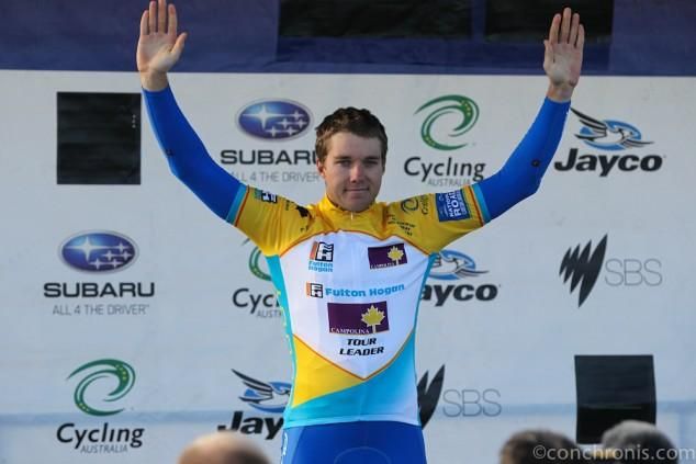 Brenton Jones (Avanti) leads the race with one stage remaning