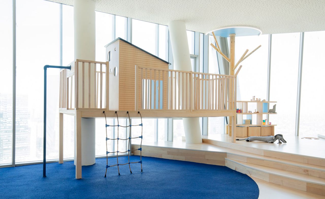 Sarit Shani Hay wooden indoor playground