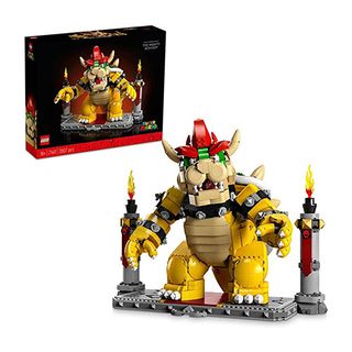 The Super Mario Mighty Bowser Lego kit.