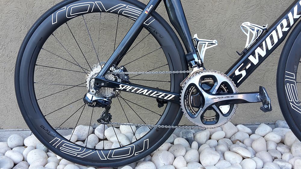 Boonen uses Shimano Dura-Ace Di2 electronic shifting