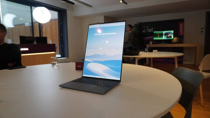 Lenovo ThinkBook Flip laptop concept on table