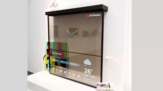 The LG Shelf transparent OLED concept