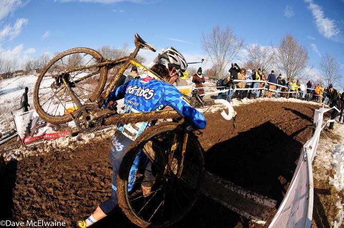 Curtis White (Hot Tubes) chasing Goguen in third place