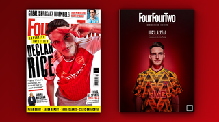 FourFourTwo issue 357: Declan Rice, exclusive interview! Three decades of FIFA and EA Sports! PLUS Sarina Weigman! Celtic undercover! Faroe Islands!