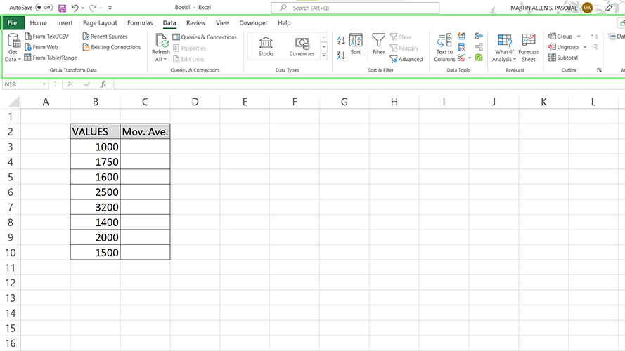 How to calculate a moving average with Microsoft Excel | Laptop Mag