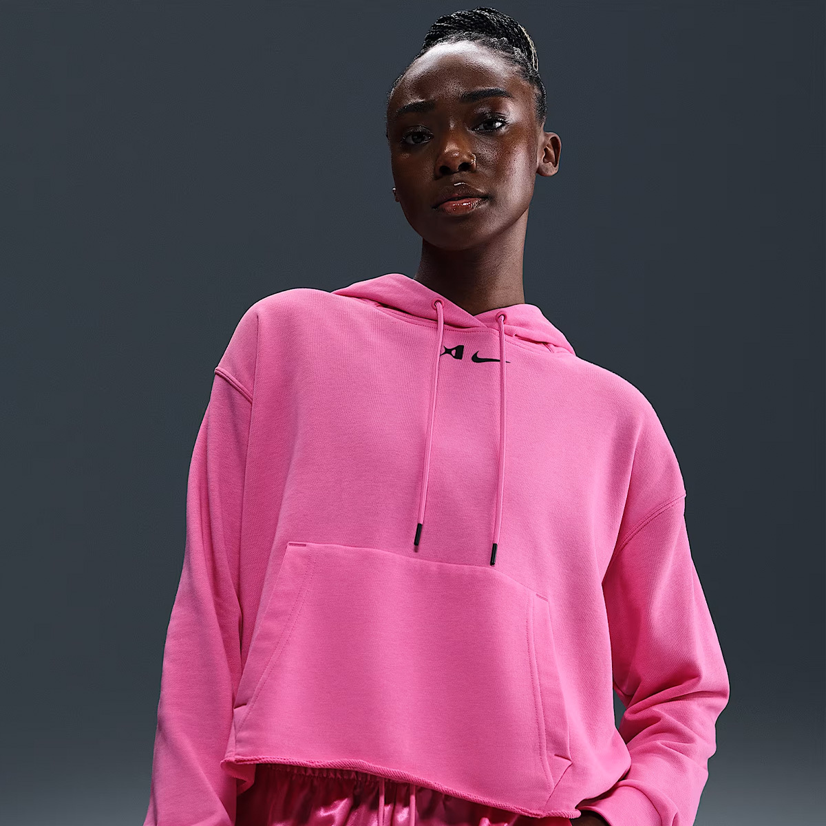 A'ja Wilson Women's Oversized Cropped Basketball Hoodie