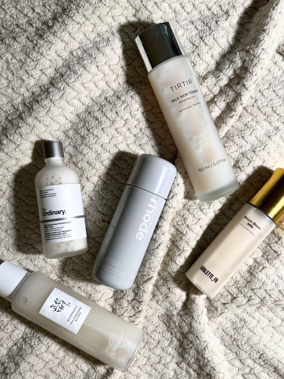Denise Primbet testing the best milky toners