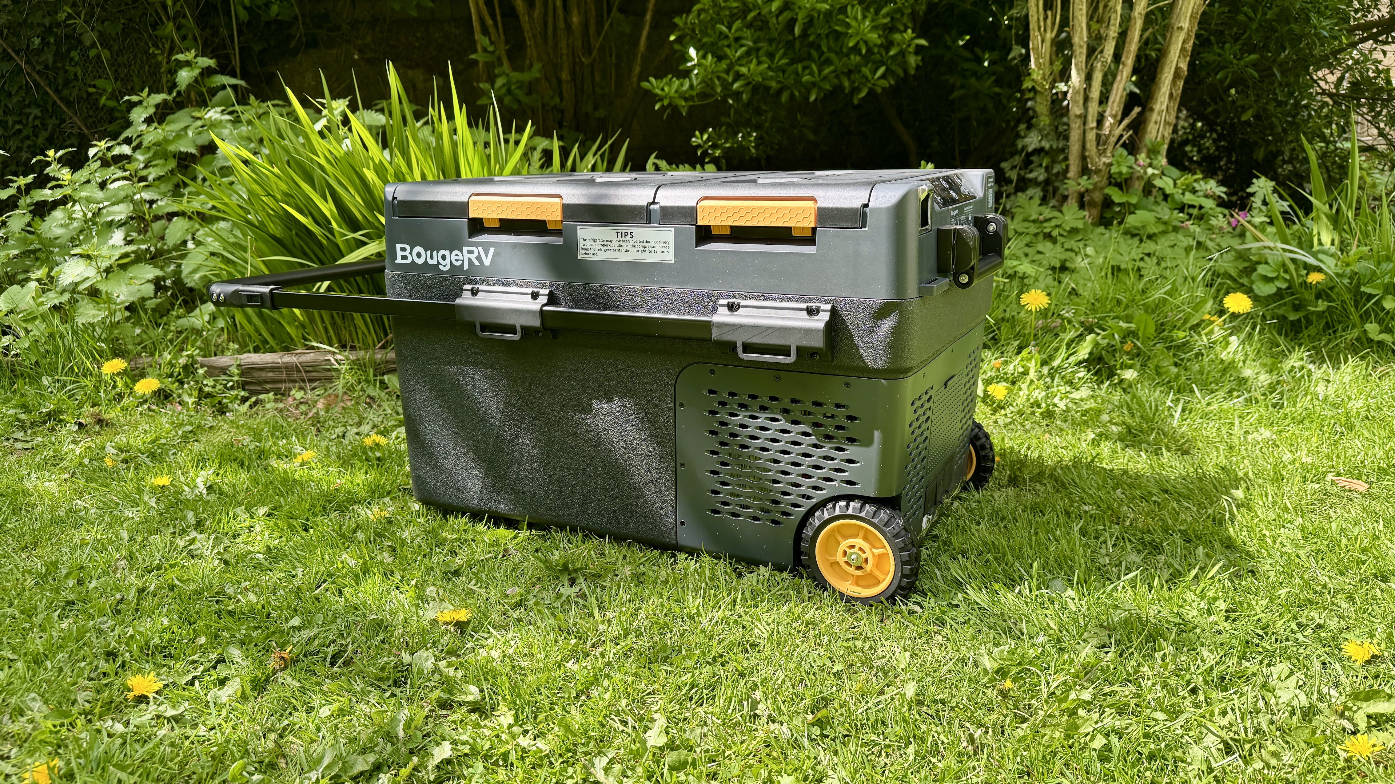 BougeRV CRD2 40L on the lawn