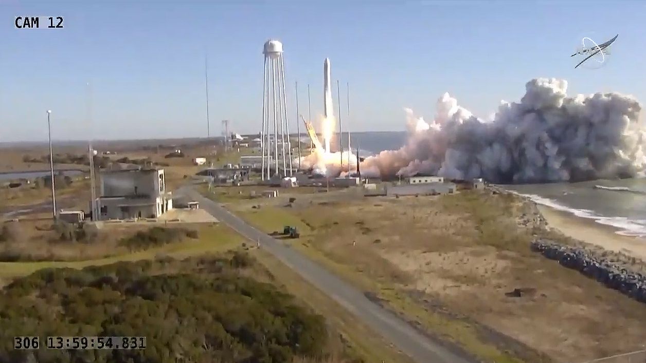 The Cygnus NG-12 cargo spacecraft launched aboard an Antares 230+ rocket at 9:59 a.m. EDT on Saturday morning on Nov. 2, 2019.