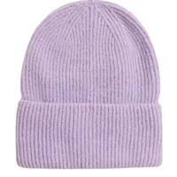 33. Knitted rib beanie hat - View at M&amp;S