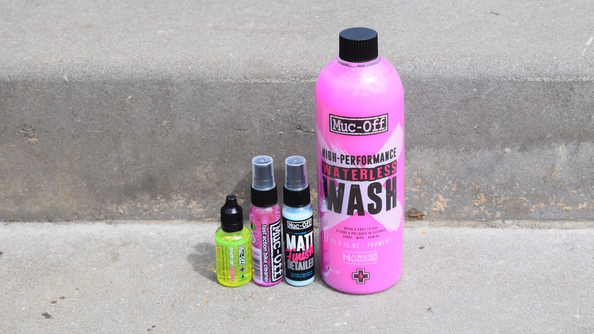 Muc-Off Waterless Wash is a quick way to spruce up your bike between major washes