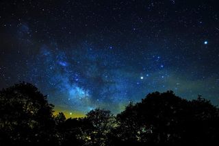 Night Sky Over the North Carolina Mountains