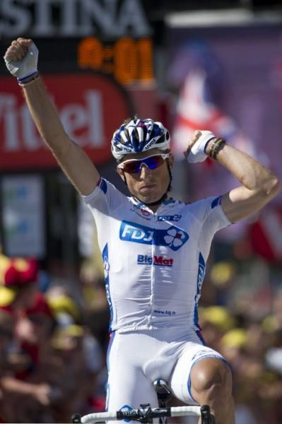 Pierrick F&eacute;drigo (FDJ-BigMat) triumphs in stage 15